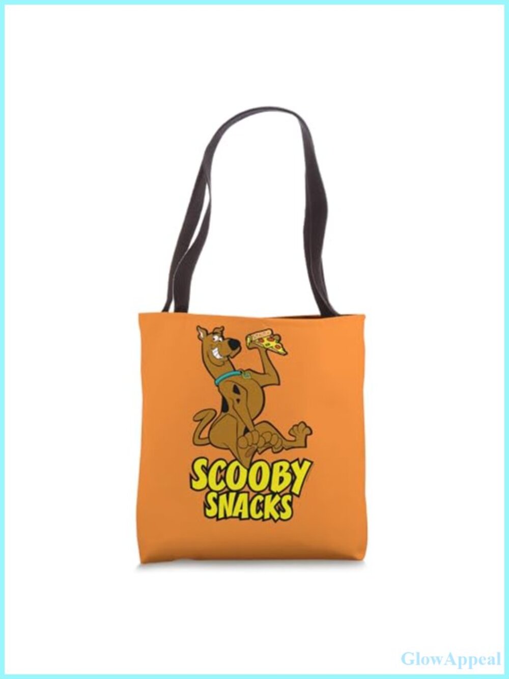 Scooby-Doo Scooby Snacks Pizza Canvas Tote Bag Double Stitched